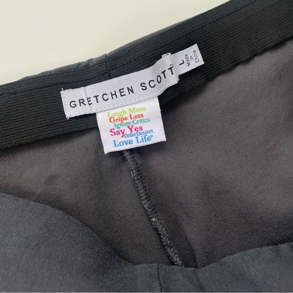 Gretchen Scott Women's Gray High Waist Pull On Dress Pants Size Large - Picture 6 of 10